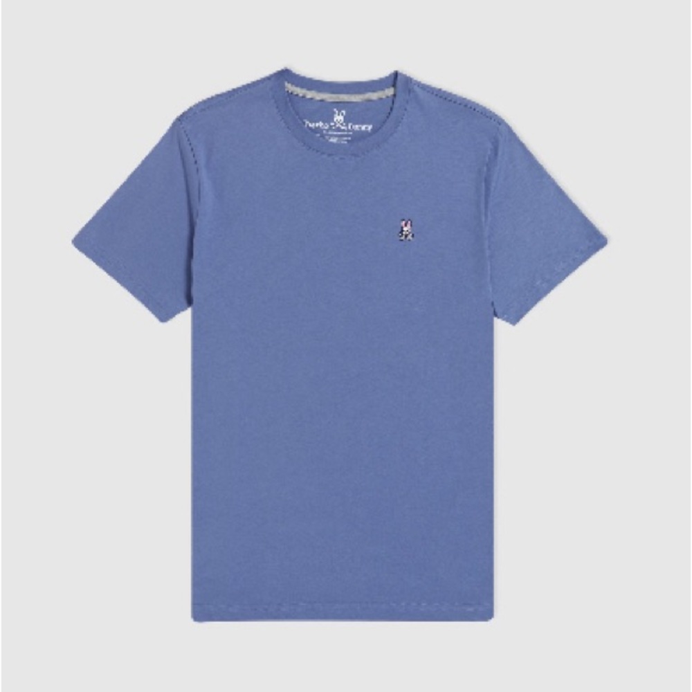 Men's Blue Crew Neck T-Shirt